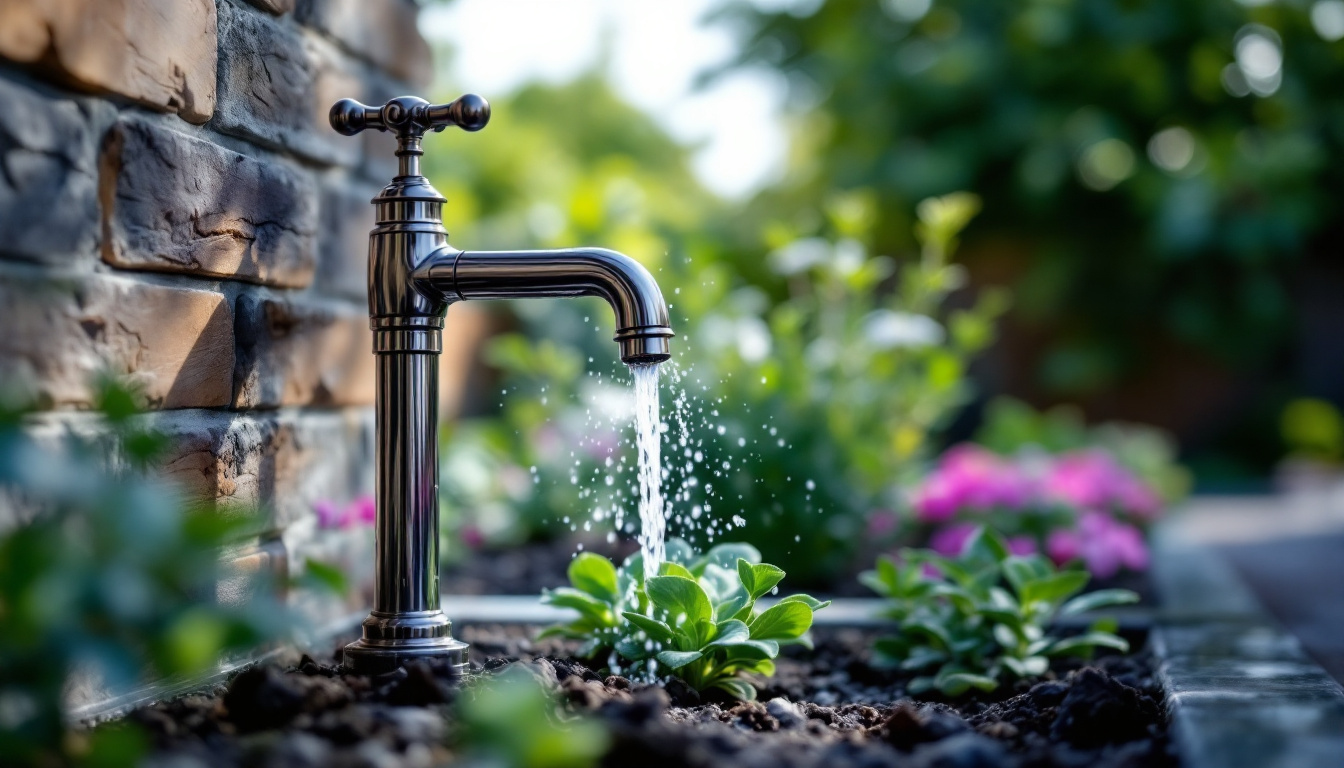 Débit robinet jardin : optimisez votre arrosage efficacement