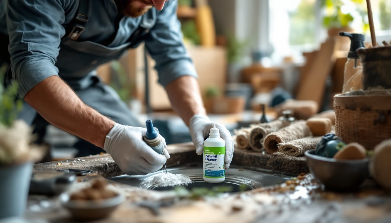 Debouchage canalisation naturelle : astuces écologiques et efficaces