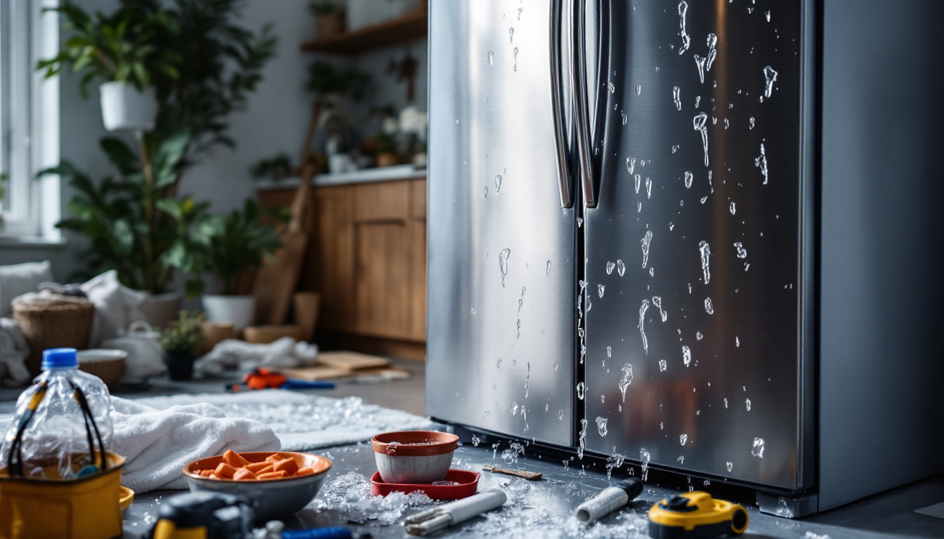 Frigo Samsung eau qui coule du congélateur : solutions à tester